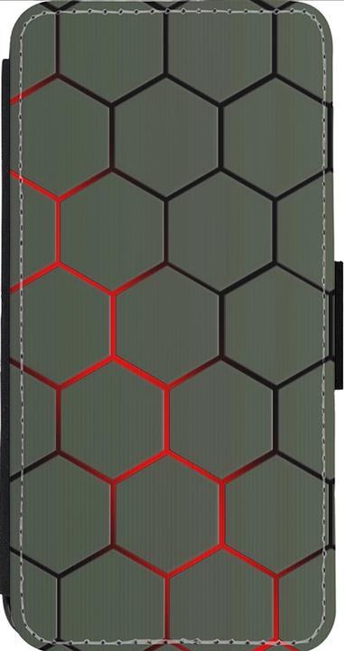 Image du produit PhoneLook Coque Wallet noir Geometric Line red (Apple iPhone 14 Pro Max)