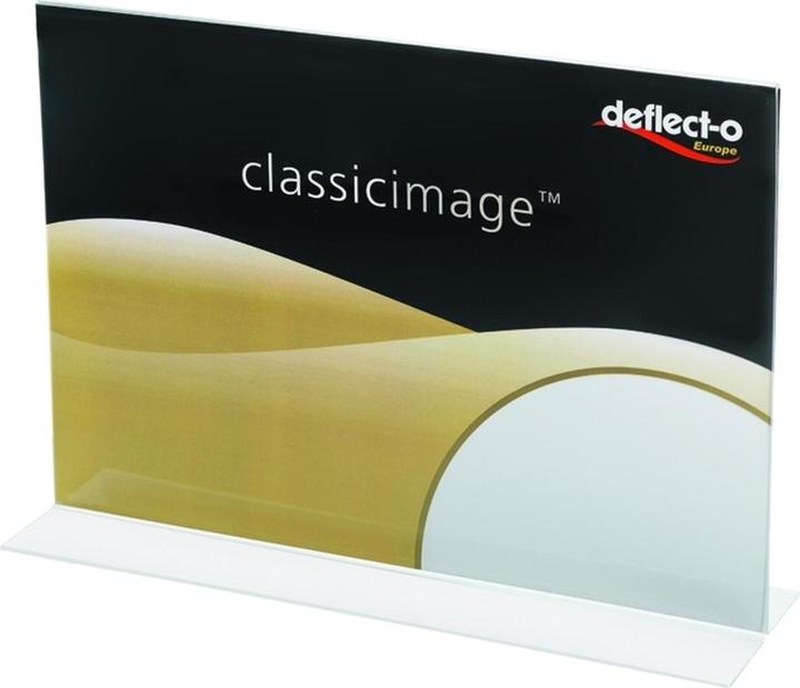 Actual product image Deflecto 47905 Classic Image® Table stand Use for paper format: DIN A5 landscape Transparent and...