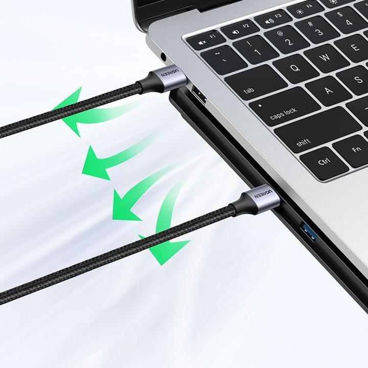 Produktbild Ugreen USB3.0 cable Male USB-A to Male USB-A 2A, 0.5m (black) (0.50 m, USB 3.0)
