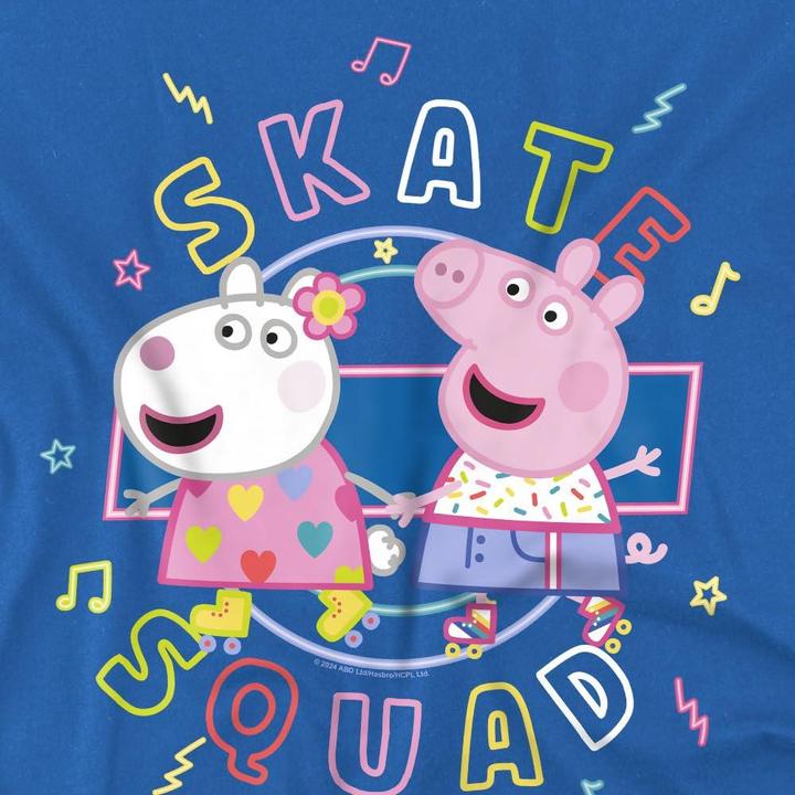 Actual product image Peppa Pig Childrens/Kids Skate Squad Suzy Sheep T-Shirt (128)