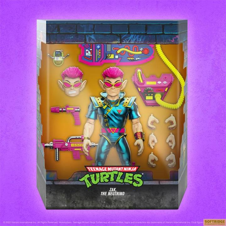 Immagine prodotto Super7 Statuetta ninja Les Tortues Ultimates Zak, Il Neutrino 18 cm