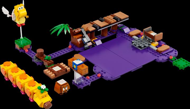 Actual product image LEGO Wiggler's Poison Swamp (71383, LEGO Super Mario)