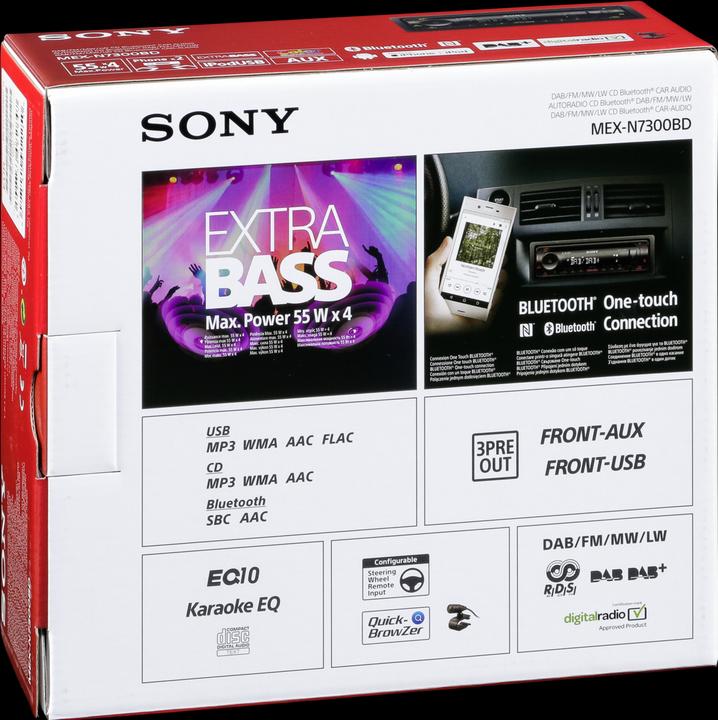Image du produit Sony MEX-N7300BD (Apple Carplay)