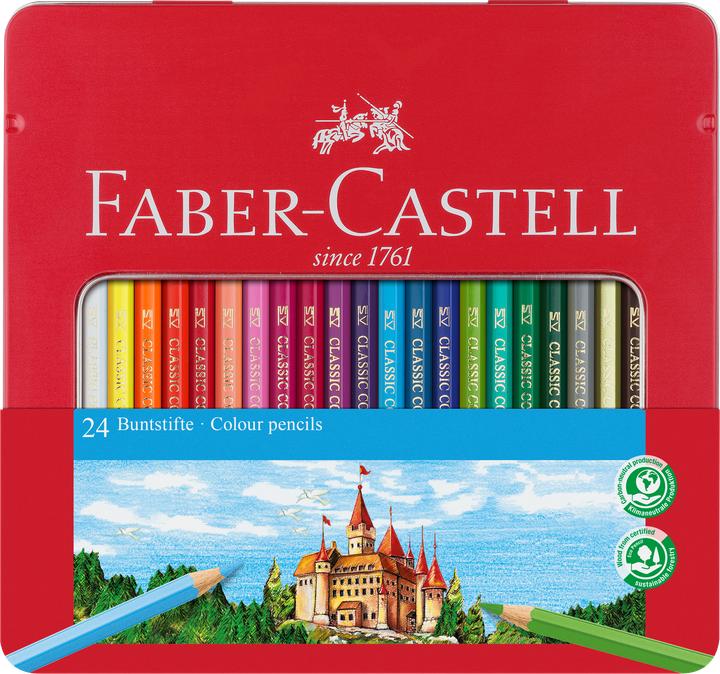 Produktbild Faber-Castell Farbstifte Classic Colour (Mehrfarbig, 24 x)