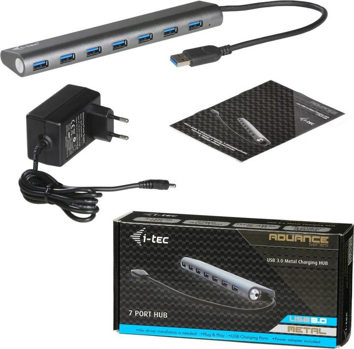 Produktbild i-tec U3HUB778 (USB-A, 7 Ports)