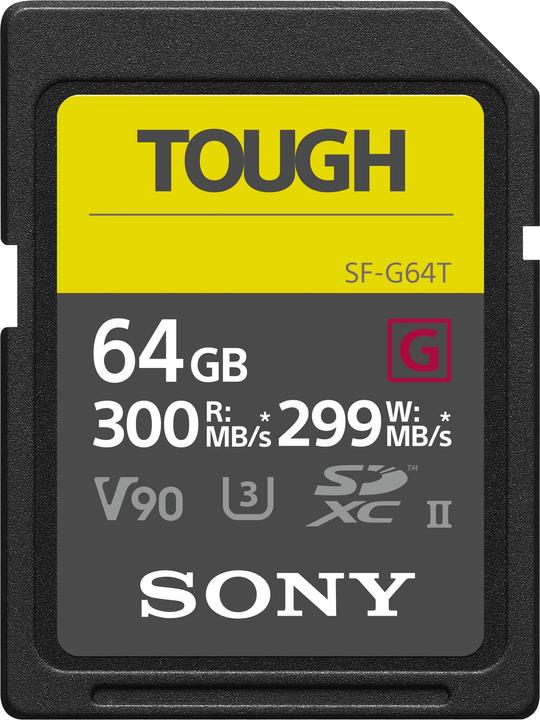 Sony SF-G Tough SDXC UHS-II (64 GB, SDXC, U3, UHS-II)