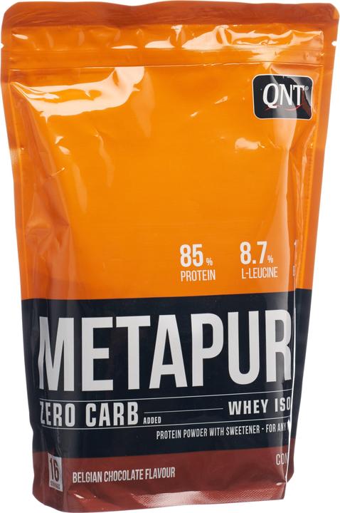 QNT MetaPure Zero Carb (Cioccolato belga, 1 pz., 480 g)