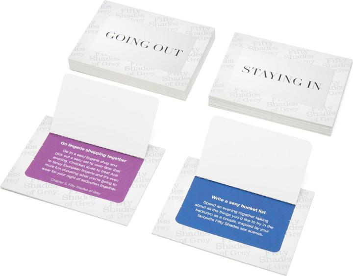 Produktbild Fifty Shades of Grey Play Nice Date Night Idea Cards (Sonstiges, Deutsch, Englisch)