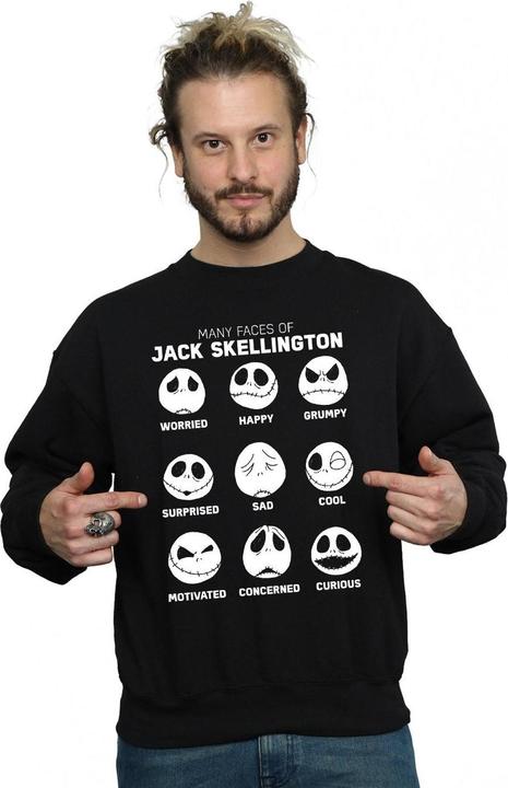 Produktbild Disney Nightmare Before Christmas The Many Faces Of Jack Sweatshirt (L)