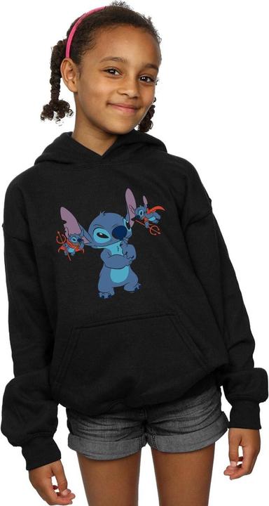 Actual product image Disney Girls Lilo And Stitch Little Devils Hoodie (128)