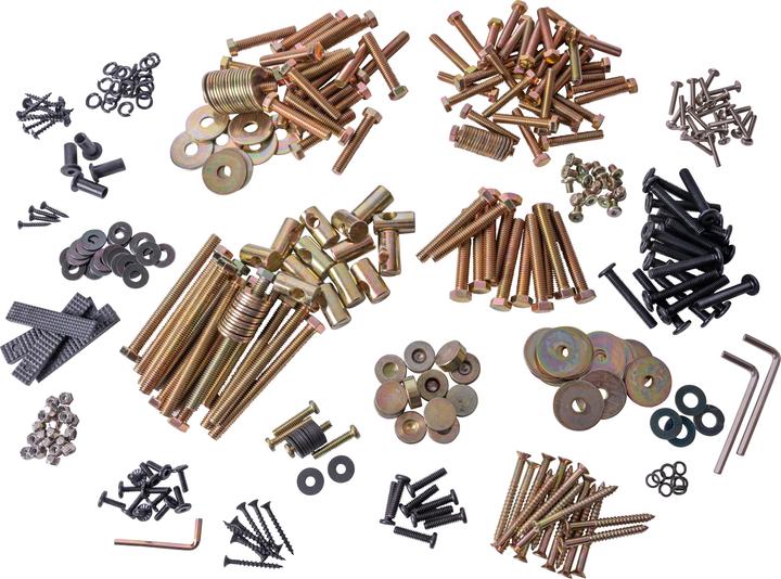 Actual product image Stradivari Screw set for pool table Nero