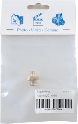 Produktbild Studioking Spigot Verlaufadapter MC-1060 1/4" Male 3/8" Male (Stativadapter)