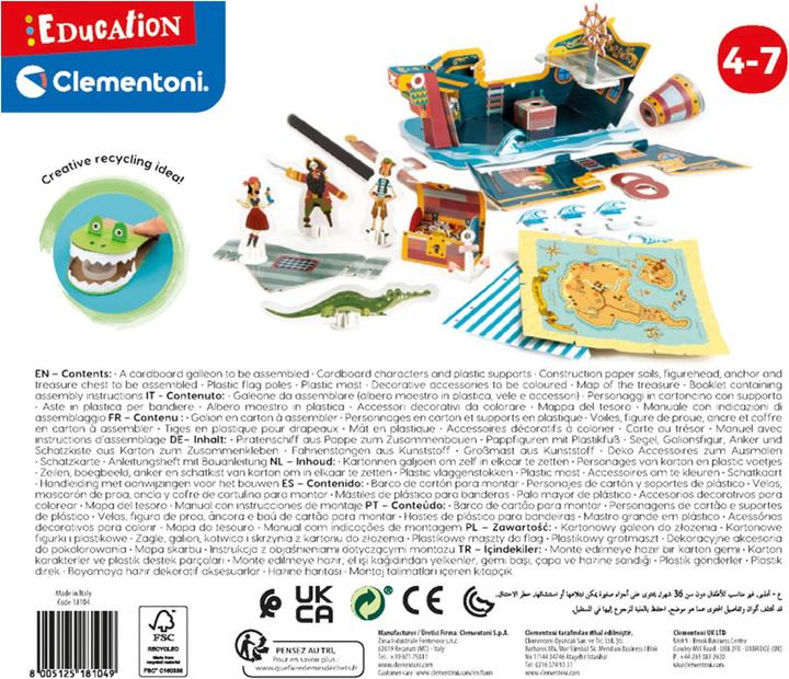 Produktbild Clementoni Education - Piratenboot bauen und spielen
