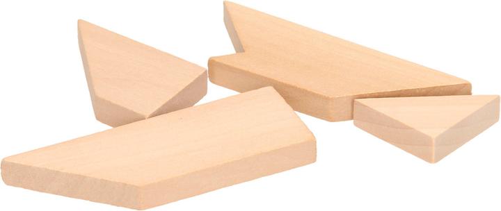 Actual product image Goki Houten Breinpuzzel T-vorm in Tasje (4 pieces)