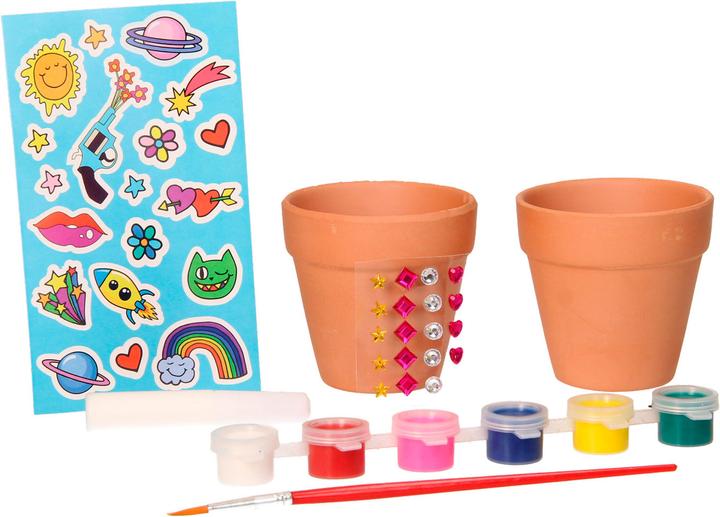 Actual product image Grafix Decorate your own flower pots