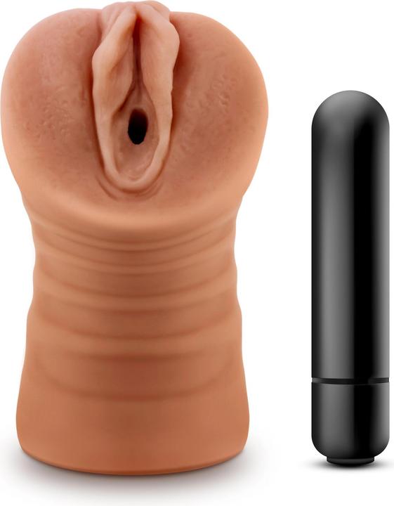Blush Julieta masturbator with bullet vibrator