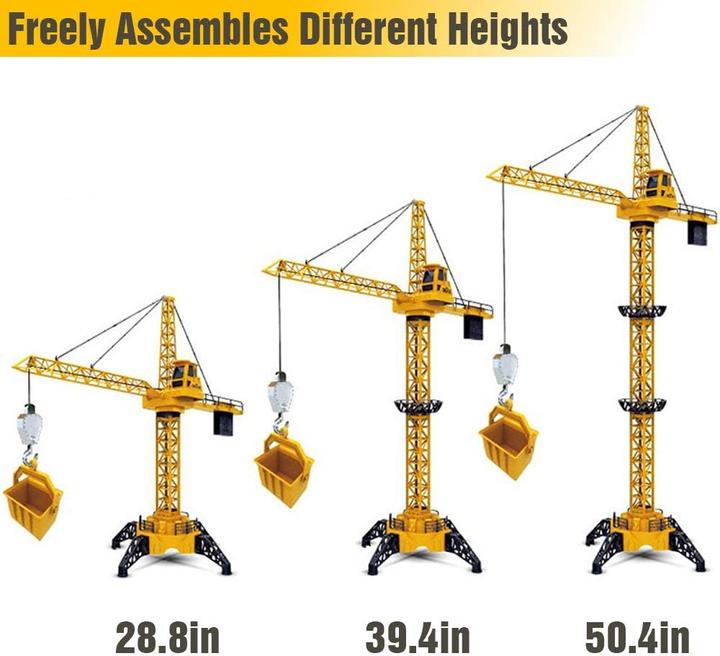 Actual product image Mini Tudou Remote-controlled tower crane