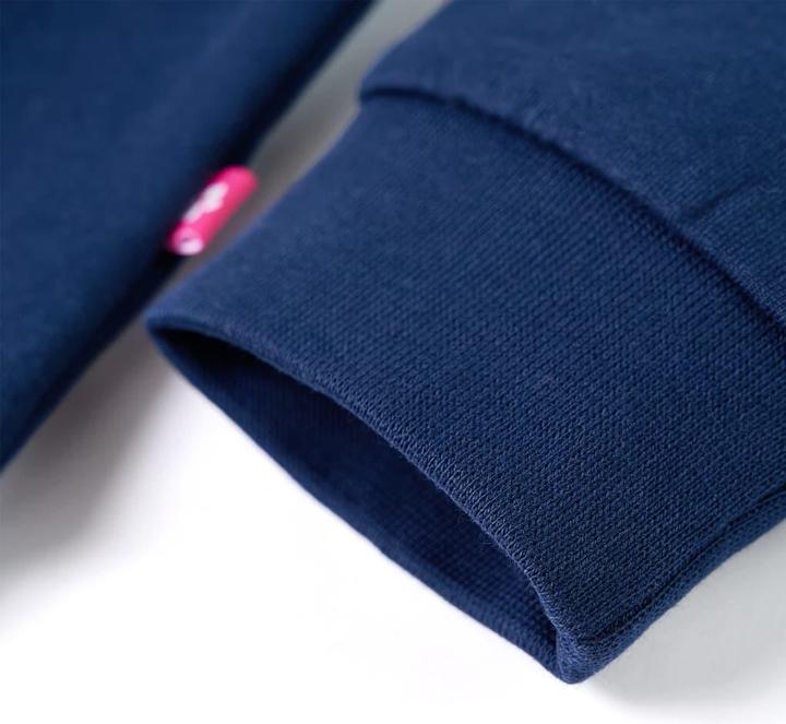 Image du produit VidaXL Sweatshirt enfant bleu marine 128,Matière : 95% coton. 5 (128)