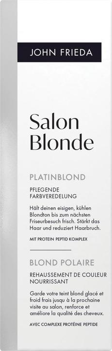 Immagine prodotto John Frieda Salon Blonde Platinblond Pflegende Farbveredelung - 120ml (Biondo platino)