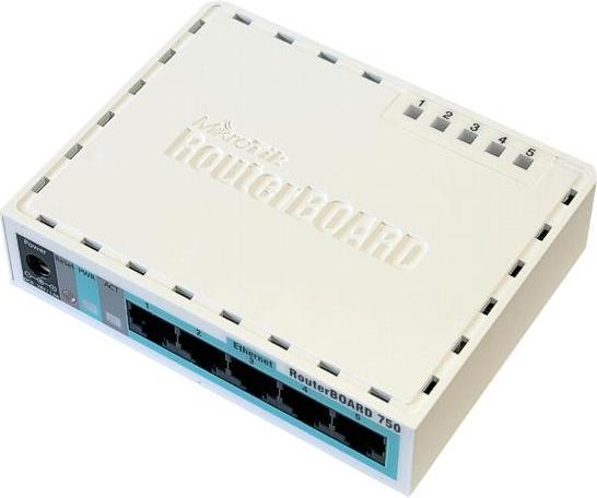 Actual product image MikroTik Router hEX Lite RB750R2