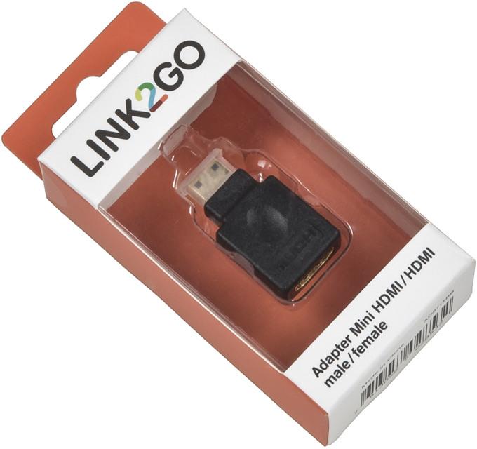 Actual product image Link2Go Mini-HDMI to (HDMI, 5 cm)
