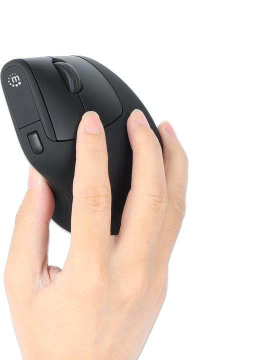 Produktbild Manhattan Vertikale Ergonomische Kabellose USB-Maus (Kabellos)