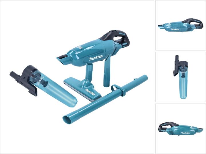 Produktbild Makita DCL 280 FZ Akku Staubsauger 18 V Brushless + Zyklon Abscheidervorsatz 400 ml ( 191D73-9 ) - o