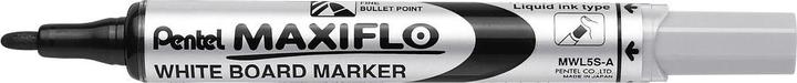 Actual product image Pentel Liquid chalk markers Maxiflo MWL-5S Black (12 pieces) (Black, 12 x)