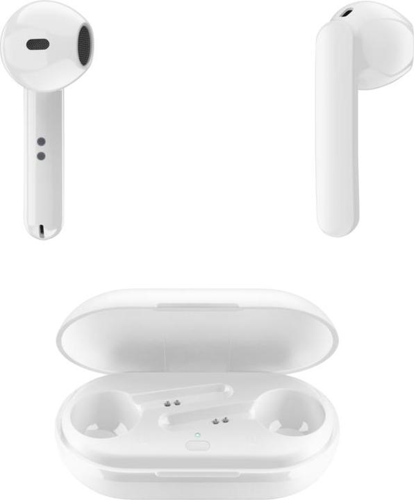 Actual product image Cellularline Bluetooth Earphones / Headset SLANG TWS universal, White (4 h, Wireless)