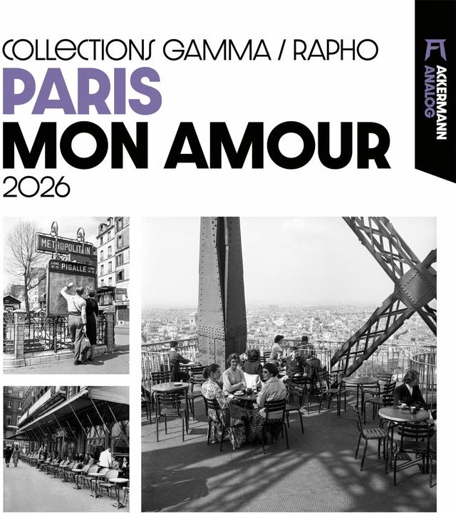 Actual product image Paris, mon amour Kalender 2026 (48 x 54 cm, Hardcover, German)