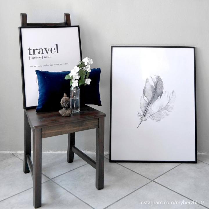 Produktbild Trenddeko Grammatik - Travel (24 x 30 cm)