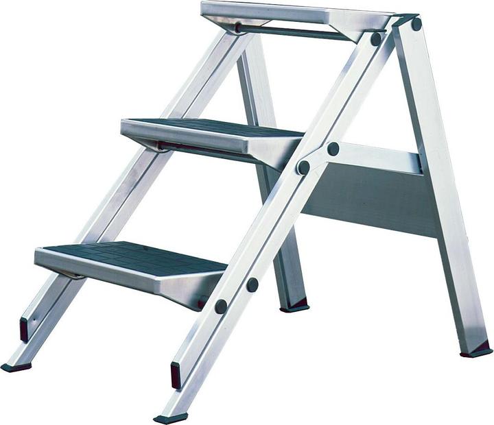 Image du produit Krause 810236 Escalier aluminium pliable Hauteur de travail max. 2.70 m Argent 6.6 (Marchepied pliant)