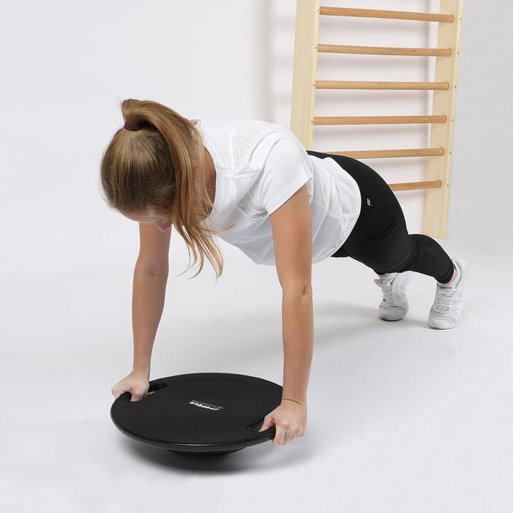 Produktbild Sport-Tec Balance Board mit Griffen, Durchmesser 40cm, schwarz