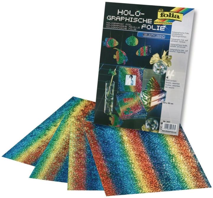 Produktbild Folia Holographische Folie Regenbogen (4 x)