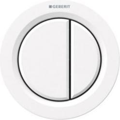 Actual product image Geberit Remote control type 01 pneumatic 2-flush Furniture handle white alpine 116.050.11.1