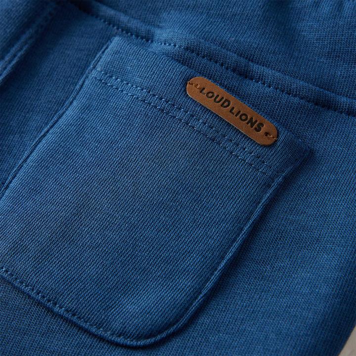 Produktbild VidaXL Kinder-Trainingshose Blau 128,Material: 50 % Baumwolle. 50 (128)