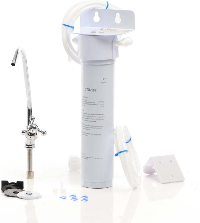 Produktbild Naturewater NW-1-CTO 1 Stufen Untertisch Wasserfilter Wasserhahn 5µ Aktivkohle