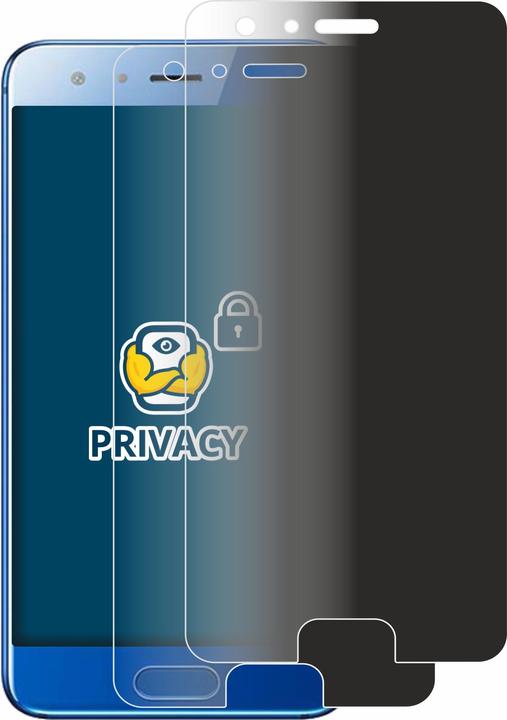 Productafbeelding BROTECT Anti-spionnetje privacyfolie Beschermfolie tegen blauw licht (2 Stuk, Honor 9)