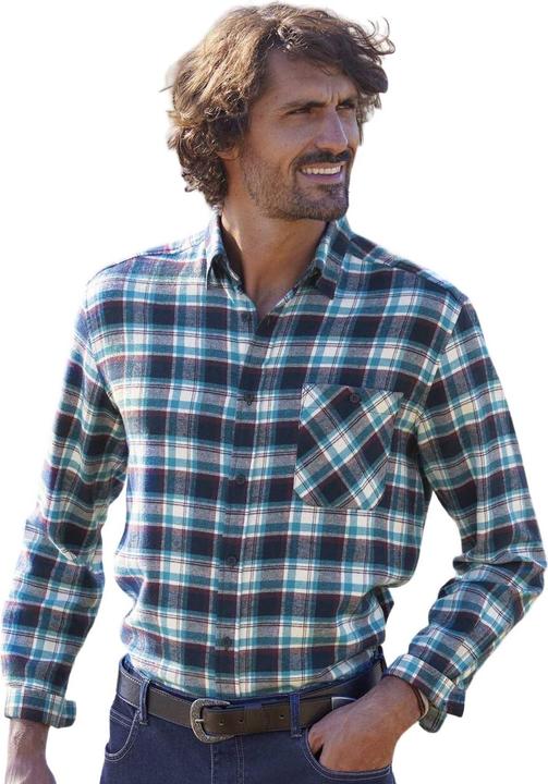 Image du produit Atlas For Men Chemise en flanelle à carreaux pour hommes (5XL)