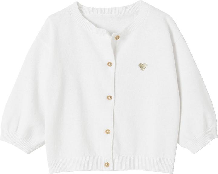 Produktbild Vertbaudet Baby Cardigan mit Herzstickerei BASIC OEKO-TEX® (74)