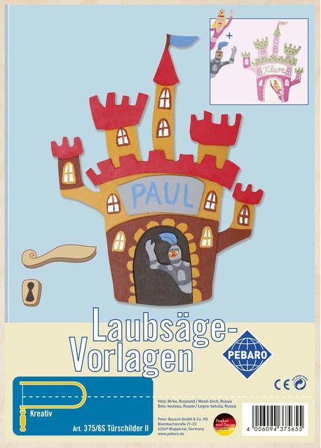 Actual product image Pebaro Fretwork Template, Door Signs II