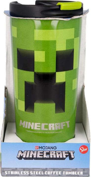 Stor Minecraft Edelstahl-Trinkbecher Creeper (0.43 l)