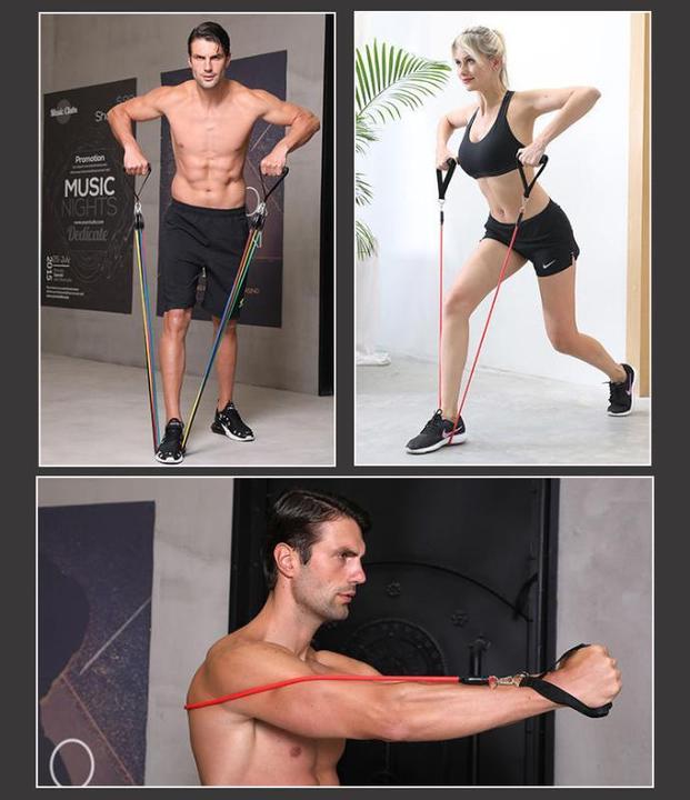 Image du produit PhoneLook Cordes élastiques de musculation Ensemble de bandes pour sport/fitness (5Kg-45Kg)