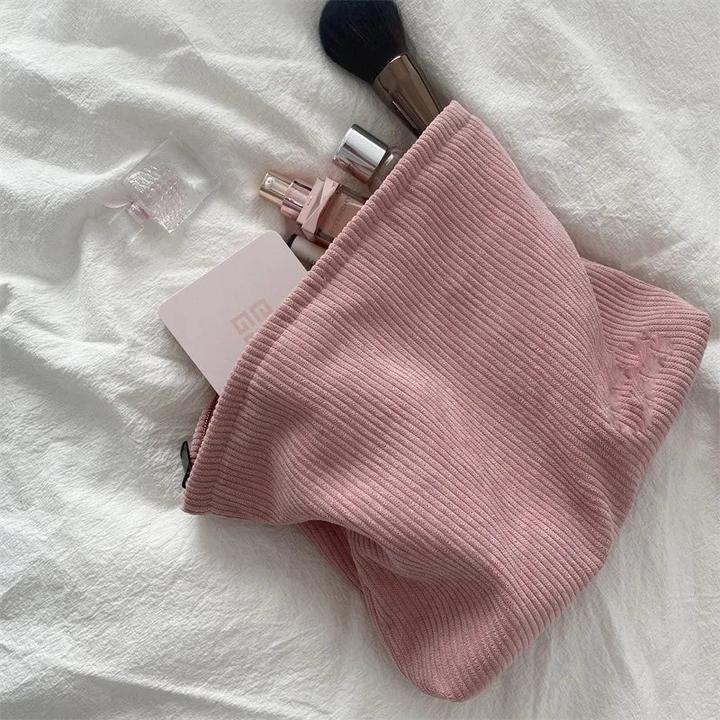 Produktbild Only-Bags.Store Cord Reise Kosmetiktasche Portable Make-up Aufbewahrungstasche Geldbörsen grosse Kapazität