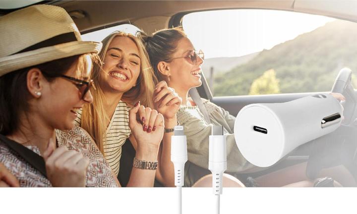 Actual product image Nedis Car charger | 20 W | 1.67 / 2.22 / 3.0 A | Number of outputs: 1 | Port type: USB-C™ | Lig