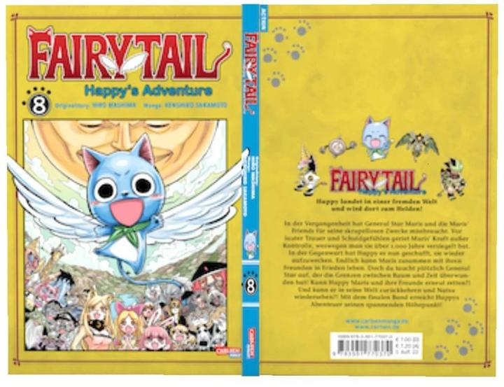 Immagine prodotto Fairy Tail - L'avventura di Happy 8 (Tedesco, Lasse Christian Christiansen, Hiro Mashima, Kenshiro Sakamoto, 2022)
