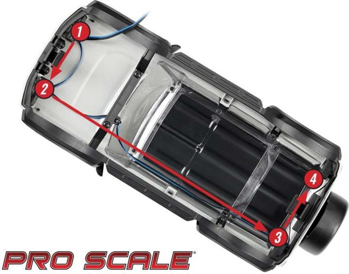 Produktbild Traxxas PRO SCALE LED Licht-Set TRX-4M Land Rover 1/18