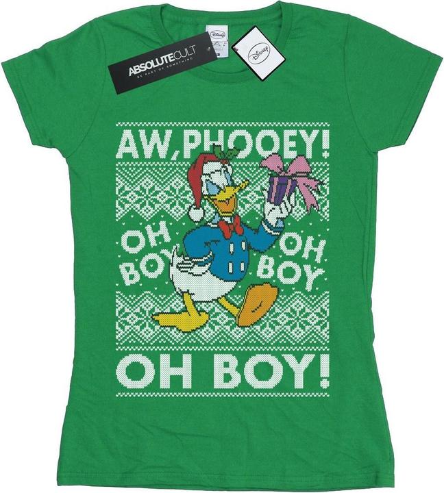 Produktbild Disney Donald Duck Christmas Fair Isle TShirt (XL)