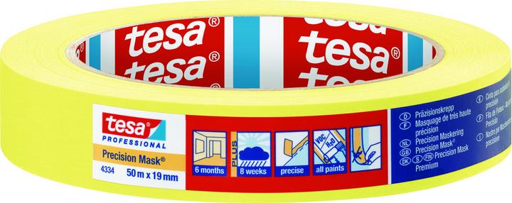 tesa 4334 PRECISION Malerkrepp für präzises Abdecken (19 mm)