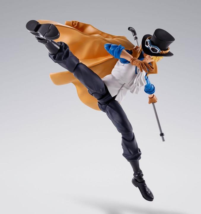Actual product image Bandai One Piece S.H.Figuarts action figure Sabo Revolutionary Army Chief of Staff Ver. 16 cm